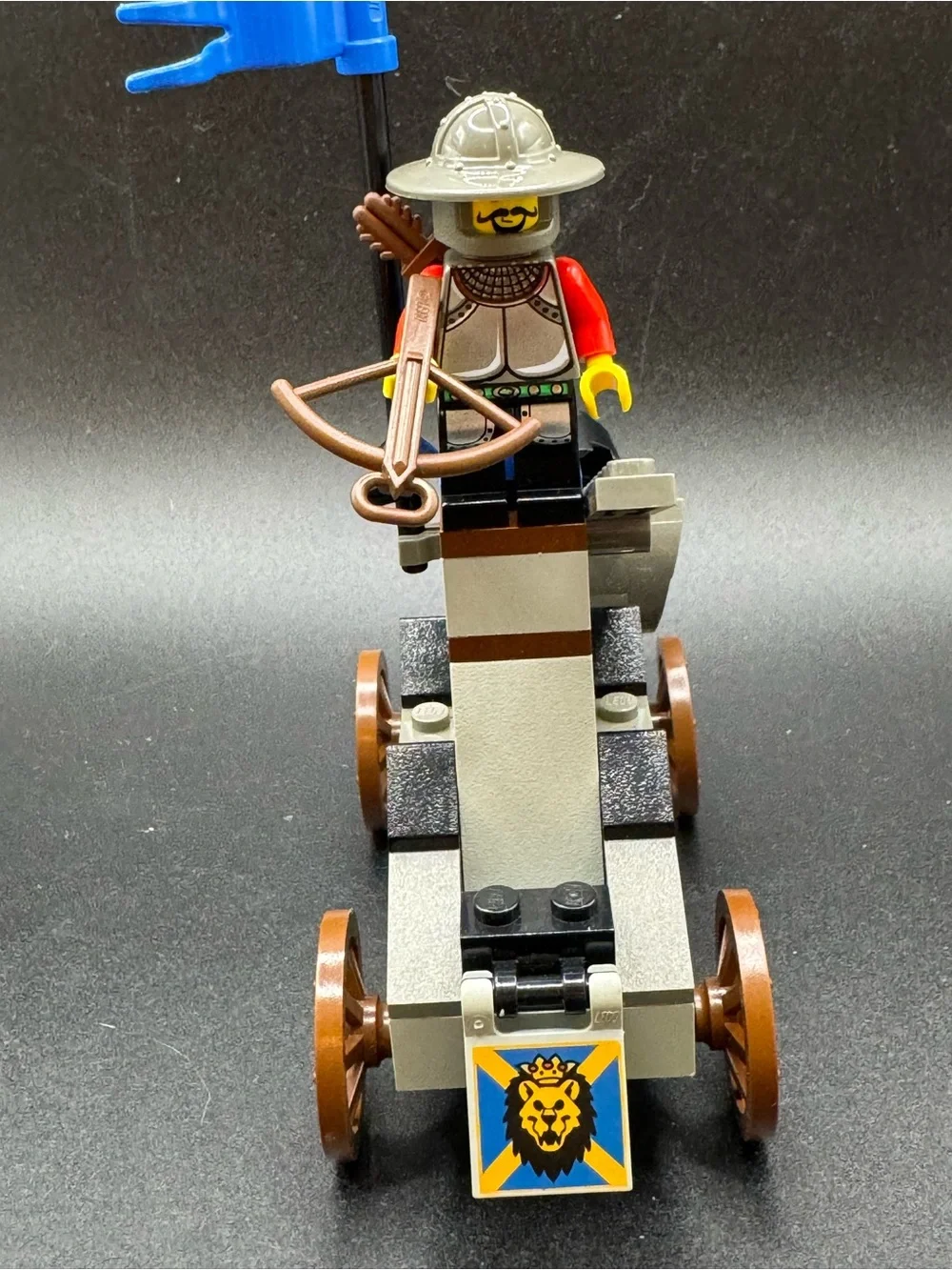 VTG Y2K Lego 4816 Knights Kingdom 1 Knight's Catapult NEAR Complete W/ 1 Fig